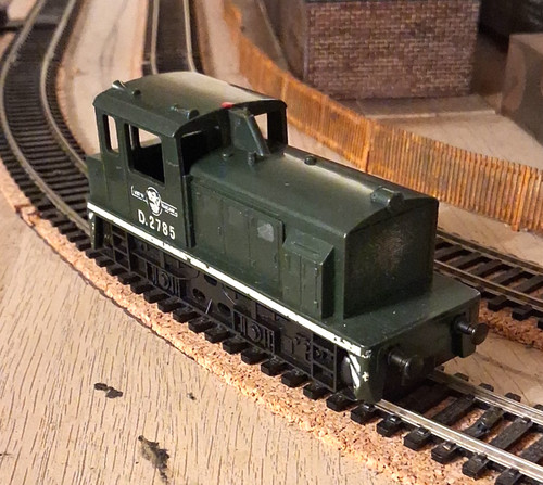 Lima green 0 diesel - 0-4-0,